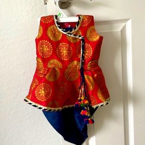 Tradition Indian outfit for toddler girl (12-18 months)